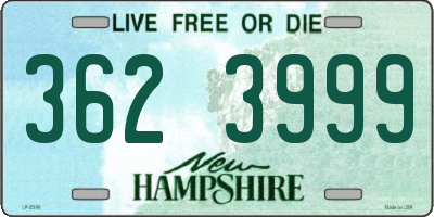 NH license plate 3623999