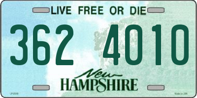 NH license plate 3624010