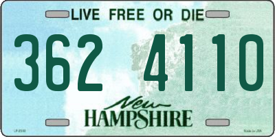 NH license plate 3624110