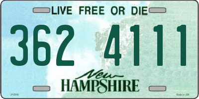 NH license plate 3624111