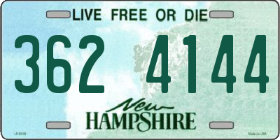 NH license plate 3624144