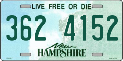 NH license plate 3624152