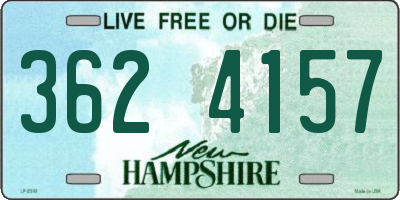NH license plate 3624157
