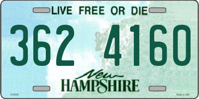 NH license plate 3624160