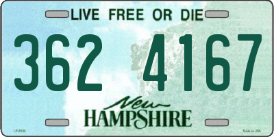 NH license plate 3624167