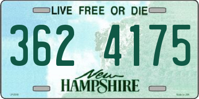 NH license plate 3624175