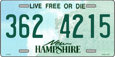 NH license plate 3624215