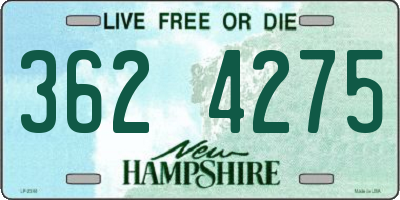 NH license plate 3624275