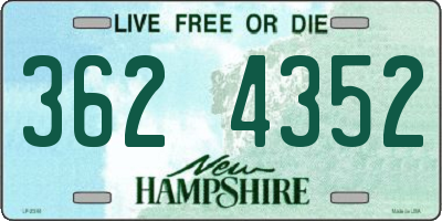 NH license plate 3624352