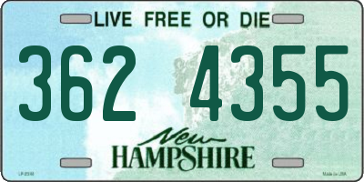 NH license plate 3624355