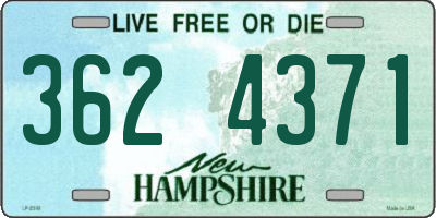 NH license plate 3624371