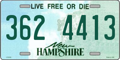 NH license plate 3624413
