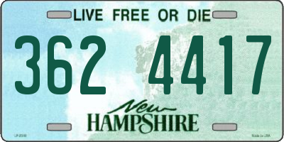 NH license plate 3624417
