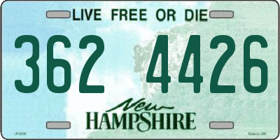 NH license plate 3624426