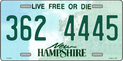NH license plate 3624445