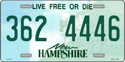 NH license plate 3624446