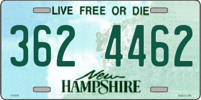 NH license plate 3624462