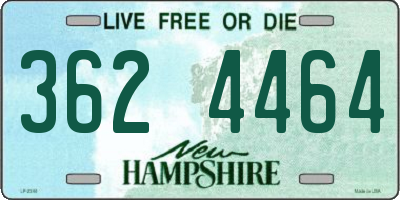 NH license plate 3624464
