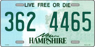 NH license plate 3624465