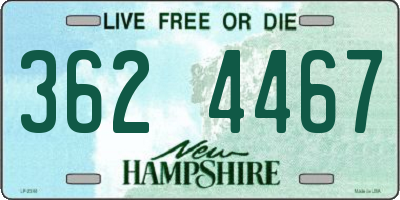 NH license plate 3624467