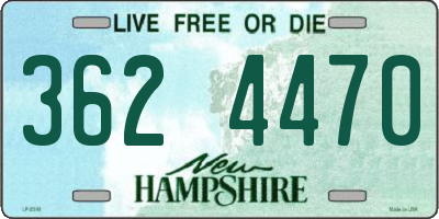 NH license plate 3624470