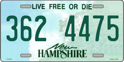 NH license plate 3624475