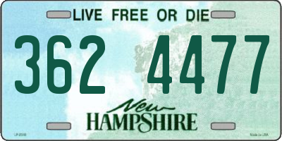 NH license plate 3624477