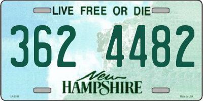 NH license plate 3624482