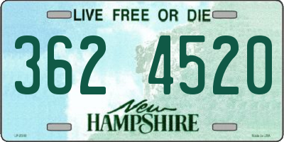 NH license plate 3624520