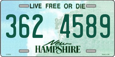 NH license plate 3624589