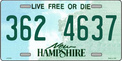 NH license plate 3624637