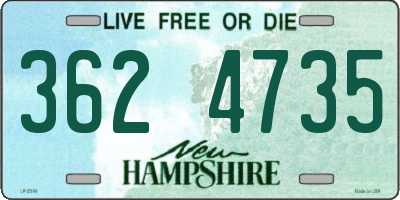 NH license plate 3624735