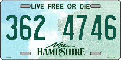 NH license plate 3624746