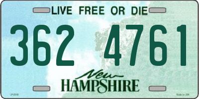 NH license plate 3624761