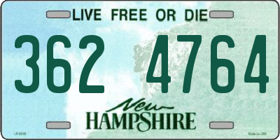 NH license plate 3624764