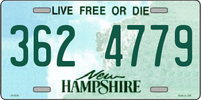 NH license plate 3624779