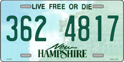 NH license plate 3624817