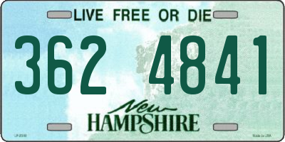 NH license plate 3624841