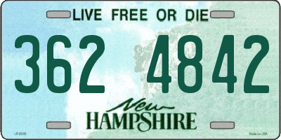 NH license plate 3624842