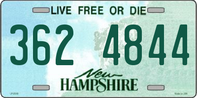 NH license plate 3624844