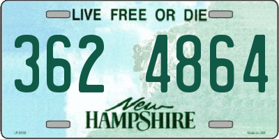 NH license plate 3624864