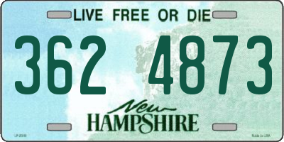 NH license plate 3624873