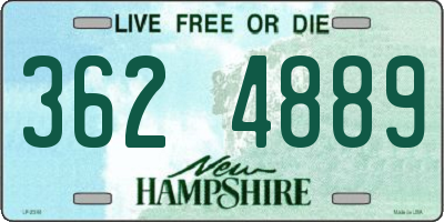 NH license plate 3624889