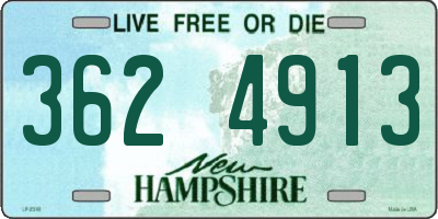 NH license plate 3624913