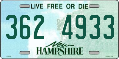 NH license plate 3624933