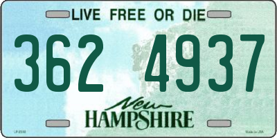 NH license plate 3624937