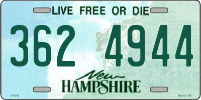NH license plate 3624944