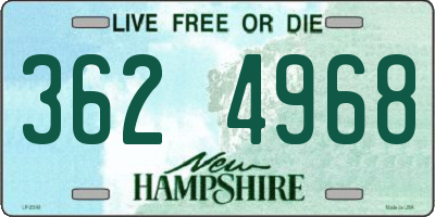 NH license plate 3624968