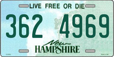 NH license plate 3624969