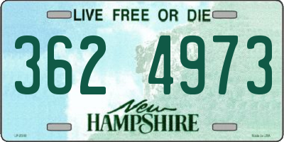 NH license plate 3624973